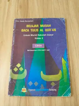 Buku Belajar Baca Tulis Al Qur'an Untuk SD Kelas 2