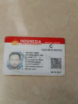 Ingin mencari pekerjaan sebagai kurir SIM c