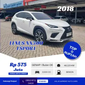 Lexus NX300 FSport 2018 Putih NX 300