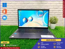 Laptop ASUS A516KA Intel Celeron N4500 Ram 4GB SSD 256GB 15