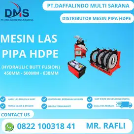 Alat Las Pipa Hydraulic 630mm Butt Fusion Welding Machine