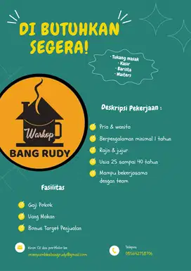 WARKOP BANG RUDY BEKASI 1