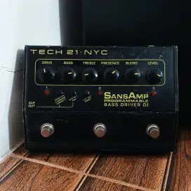 Sansamp Bass Driver Programmable