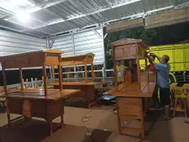 Gerobak Angkringan Bakso Mie Ayam PeceL Bubur Sate Martabak Ronde dlL