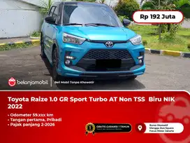[ PAJAK PANJANG ] Toyota Raize 1.0 GR Sport Turbo AT Biru 2022 2023