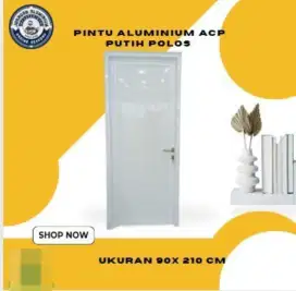 Pintu Aluminium ACP polos 4 INC