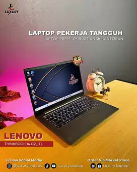 LAPTOP LENOVO THINKBOOK 14 G2 ITL SLIM CORE I5 GEN 11 RAM SSD SECOND