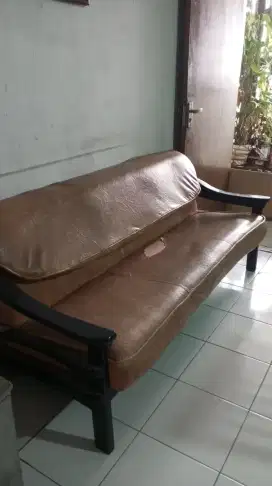 Jual Kursi 1 set warna coklat muda seperti di foto