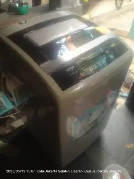 Mesin cuci top loading Sanken QW-S100 kapasitas 10kg