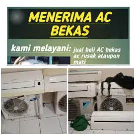 Terima ac bekas rusak