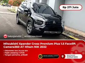 [ LOW KM ] Mitsubishi Xpander Cross Premium Plus 1.5 AT Hitam2022/2023