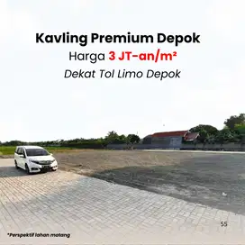 Kavling strategis dekat tol Limo Depok