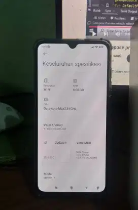 Xiaomi Mi 9 Mi9 Ram 8 / 128 GB Lcd Ori Bawaan Finger Print Di Layar