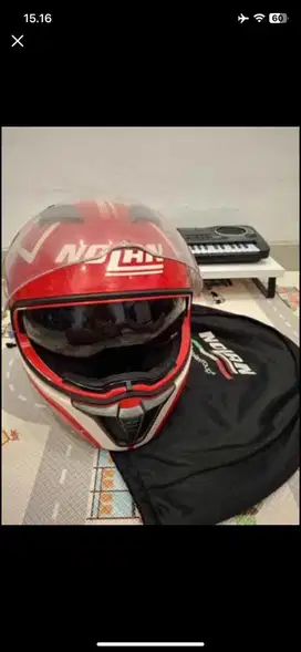 Helm Nolan Merah