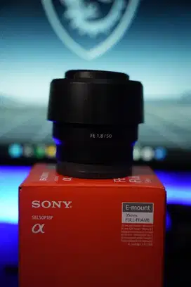 Lensa 50mm F 1.8 Sony Fullframe
