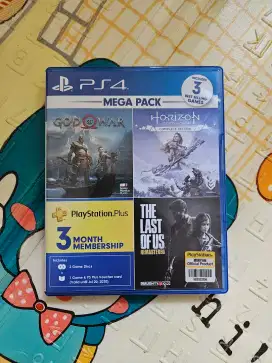 Dijual Murah Kaset PS4 God of War + Horizon Zero Dawn Complete Edition
