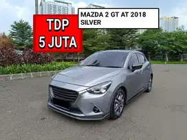 MAZDA 2 GT AT 2018 SILVER PROMO MURAH DP MINIM 5 JUTA