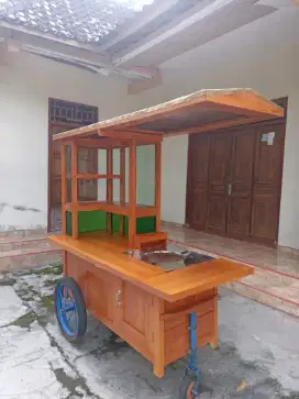 Gerobak Angkringan Bakso Mie Ayam PeceL Bubur Sate Martabak Ronde dlL
