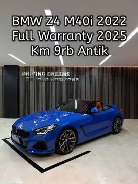 BMW All New Z4 Roadster AT 2022 Biru M40i 3.000cc B567ZOR Km9rb