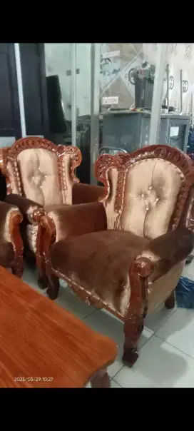 Kursi Tamu Jati Tua Asli