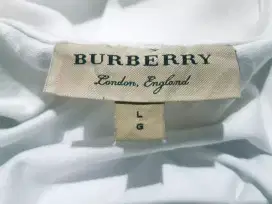 BURBERRY Likenew Polo Shirt Gucci Lv vuitton Bally versace rolex fred