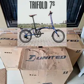 SEPEDA LIPAT UNITED TRIFOLD 7S SISA 1 UNIT