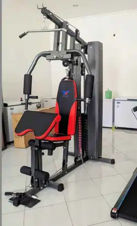 BARU ALAT FITNESS HOME GYM 1 SISI BEBAN 75 KG COD PLUS RAKITNYA