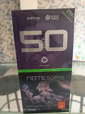 Infinix note 50 pro 8+8/256gb baru garansi resmi bisa TT kredit