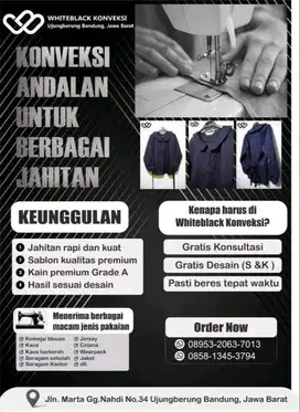 Jasa Pembuatan Pakaian dan Makloon jahit