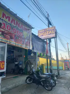 Neon Box Plus Tiang Lengkap Dengan Lampu dan Colokan