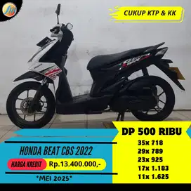 KTP DAERAH BISA KREDIT HONDA BEAT CBS 2022 BERGARANSI FREE SERVIS