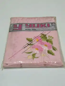 Bed Set Tahun 1990 Jaman Dulu Seprei, 2 Sarung Bantal, 2 Sarung Guling