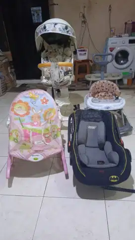 Jual borongan stroller,baby walker,baby car seat, ayunan