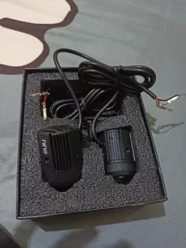 Led laser merk luminos d2 laser putih kuning terang, kipas