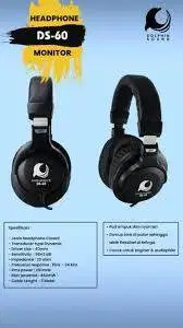 Headphone flat dolphin sound DS60 isk DS-60 Dolphin sound DS60