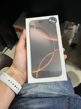 Iphone 16 pro max 256 resmi new segel original deesert titanium net aj