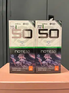 Infinix Note 50 8GB+8GB/256GB Jual Murah New Segel