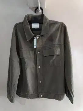Jaket jeans ijo army ROGERMOORE