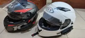 [JUAL BUTUH] 2 Helm KYT VENDETA FALCON + 2 Intercom UPHOME E1 ZARCO