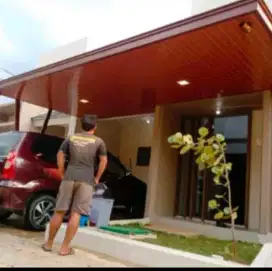 KANOPI BAJA RINGAN+PLAFON PVC TERPASANG