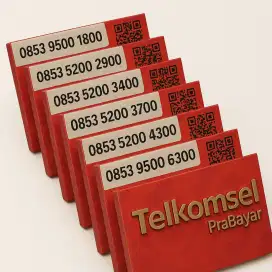 Kartu perdana telkomsel dobel ratusan
