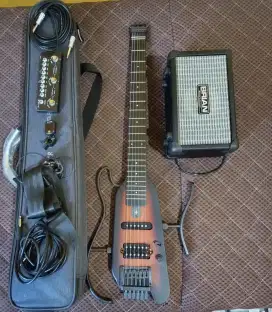Paket gitar Donner hush x