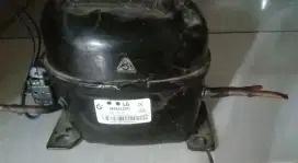 Jual Mesin Kompresor Ori LG Kulkas 2Pintu Besar, Sudah Plus Pasang