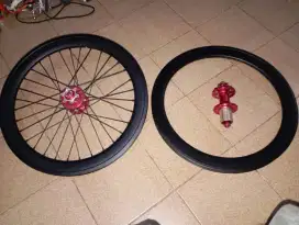 Raze hub freehub bekas pakai 9 speed rims 20