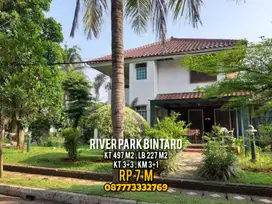 16352// jual cepat rumah luas di river park bintaro sektor 7  hotdeal
