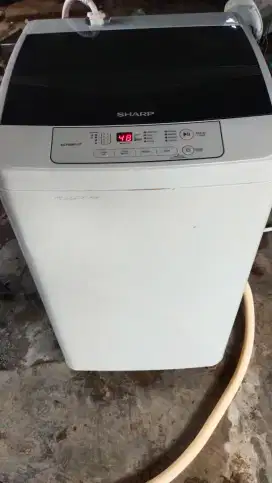 Mesin cuci Otomatis Sharp kapasitas 8kg Normal semua