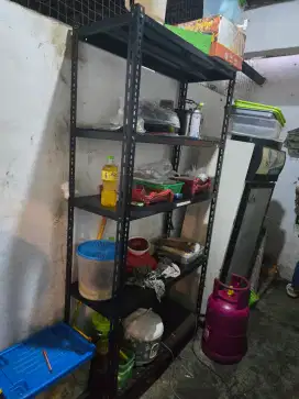 Rak Besi 5 tingkat + Meja Kompor