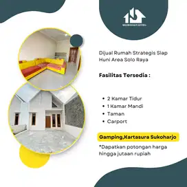 RUMAH SIAP HUNI KAWASAN SOLO RAYA DEKAT DENGAN KAMPUS UMS