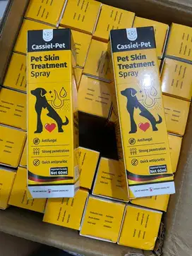 Cassiel Pet Semprotan Antijamur untuk Luka, Gatal, Kurap, Kudis