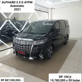 ALPHARD 2.5 G ATPM AUTOMATIC 2021 KONDISI ISTIMEWA SUPER MULUS